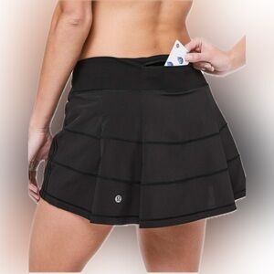 Lululemon Pace Rival Skirt-Black size 6 reg